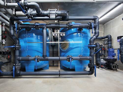 Plant room maintenance